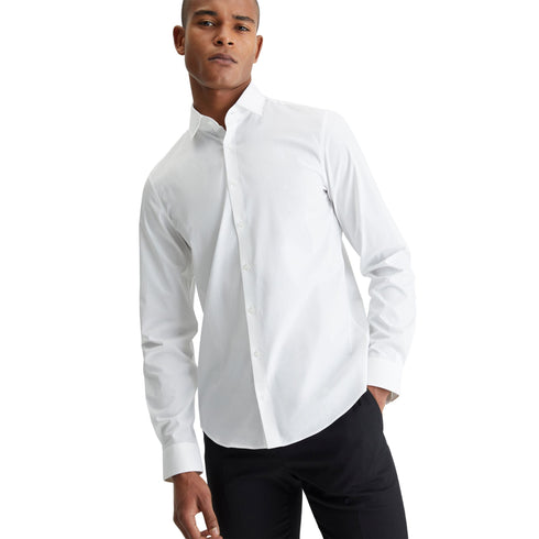 Calvin Klein Camicia elegante Camicia Uomo classica in tinta unita Nero - Francavilla Moda